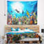 Récif de corail coloré avec tapisserie de poissons Seascape-28483903