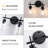 Modern Bathroom Wall Sconce With Clear Glass Shade And Matte Black Finish For Vanity Lighting