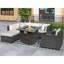 Square Steel Propane Smokeless Fire Pit Table