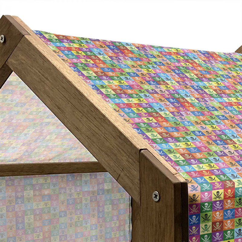 Niche en bois pour chien, H 32,28 po x l 39,37 po x P 28,35 po