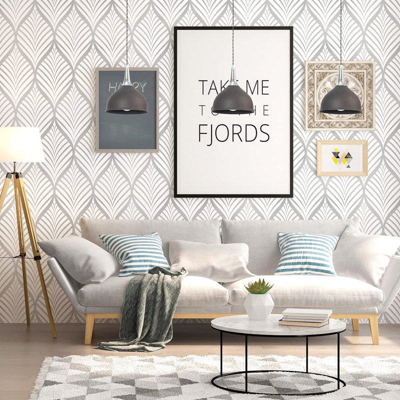 Peel & Stick Geometric Wallpaper Roll