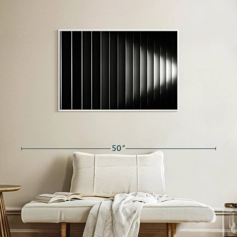 Bublitz Blinds, Cadre flottant blanc, 37 po x 25 po