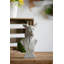 Buste en ciment 10,5 po H gris