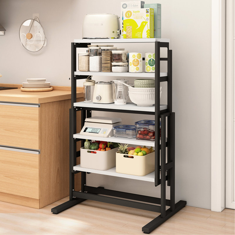 Tablette de table convertible en bois massif, Home Allure, finition Enigma blanc