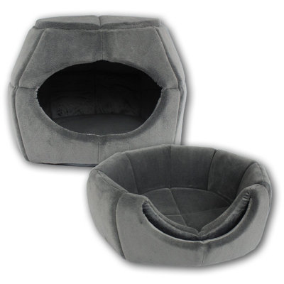 Kingsteignt Faux Fur Pet Bed