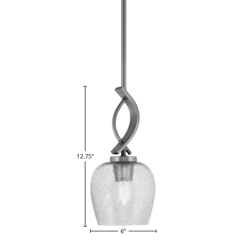 Luminaire suspendu simple à 1 lumière Unia