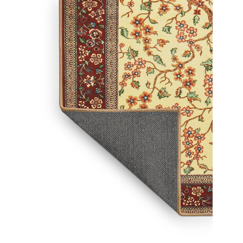 Tapis oriental beige, Rectangle 7 pi x 9 pi