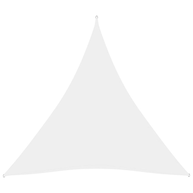Bekke Triangular Shade Sail, White, 4m x 5m x 5m