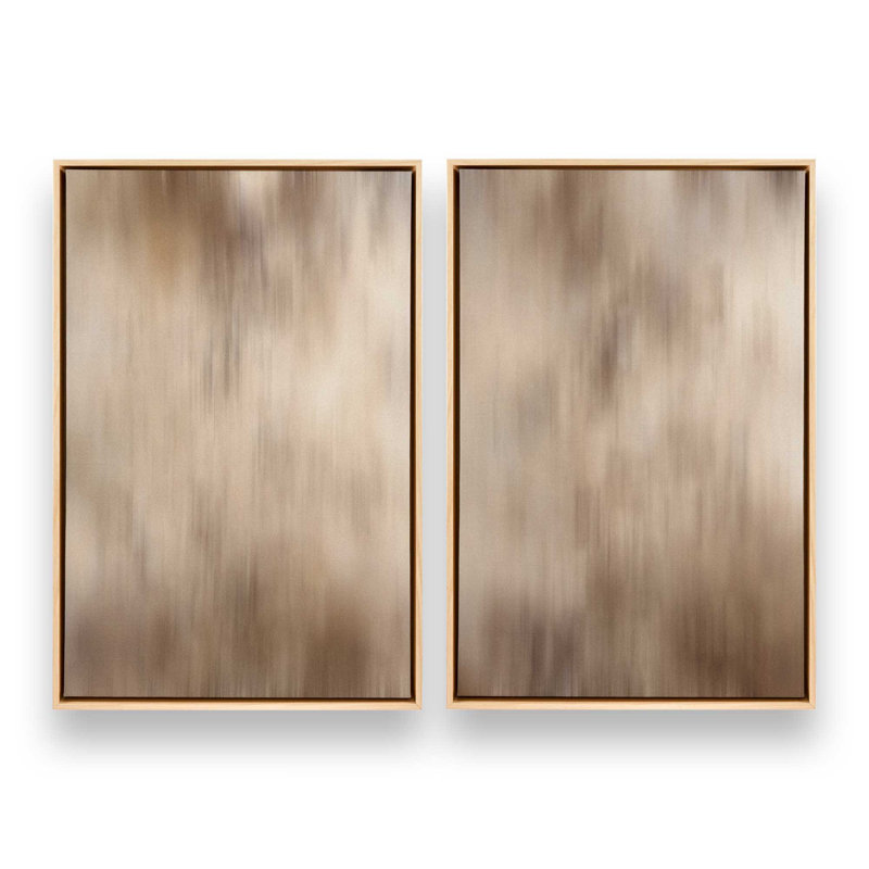 Cosmic Latte, ensemble de 2 impressions sur toile dans un cadre, H 18,75 po x l 25,5 po x P 1,75 po