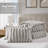Luxurious Ultrasoft Faux Fur Bedding Set, Light Gray Comforter For Modern Homes