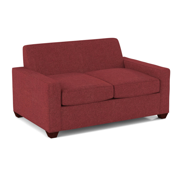 Avery Full Sleeper Sofa, Empire Mahogany, Dorset Cherry, Hybrid