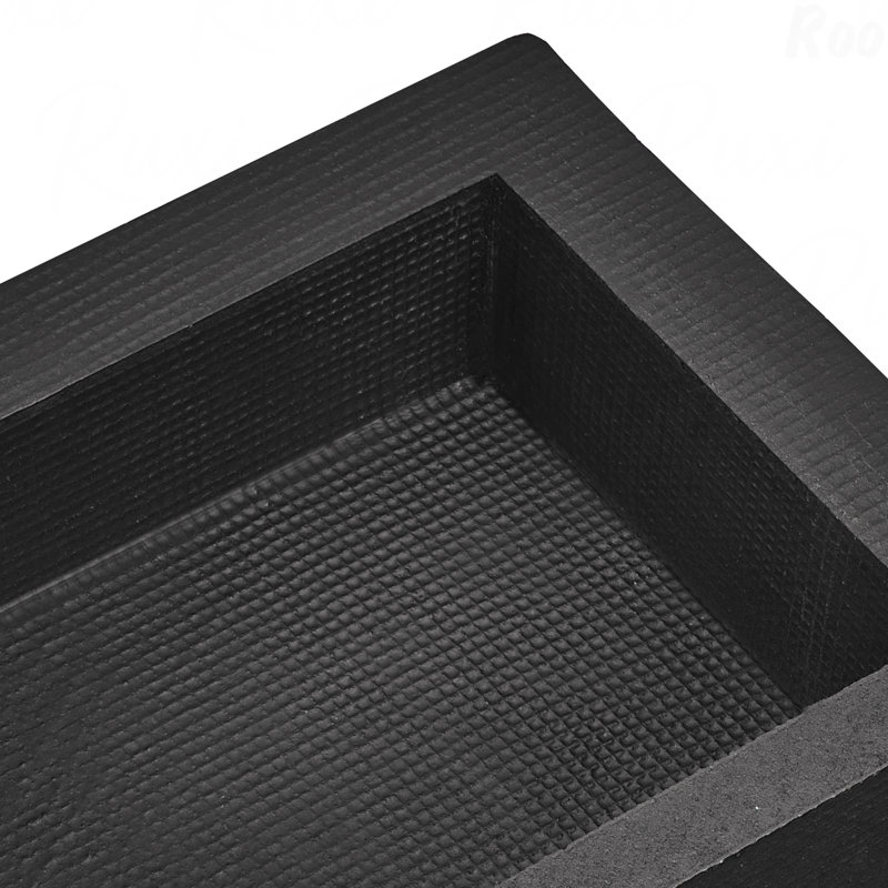 16"x24" Black Tile-Ready Shower Niche with Double Shelves