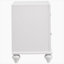 Table de chevet 2 tiroirs blanche