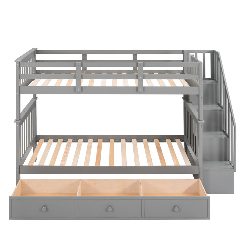 Lit superposé gris avec rangement Twintwin. Contreplaqué et fabrication. Idéal pour la chambre à coucher ou le dortoir. Conception de l'espace. Coffre-fort de plus de 6 ans en gris. Solide et solide. Vaste espace de rangement. Polyvalent pour toute chambre à coucher.