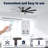 60" Ceiling Fan with Light: Reversible, 3 CCT Dimmable, Remote Control, Flush Mount