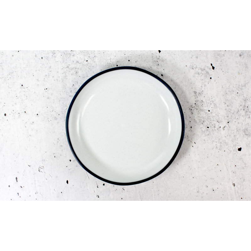 Marl 28cm Melamine Dinner Plate, Blue