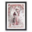 Woman Under the Cherry Blossom Tree - Picture Frame Painting Print-55612750-55612749