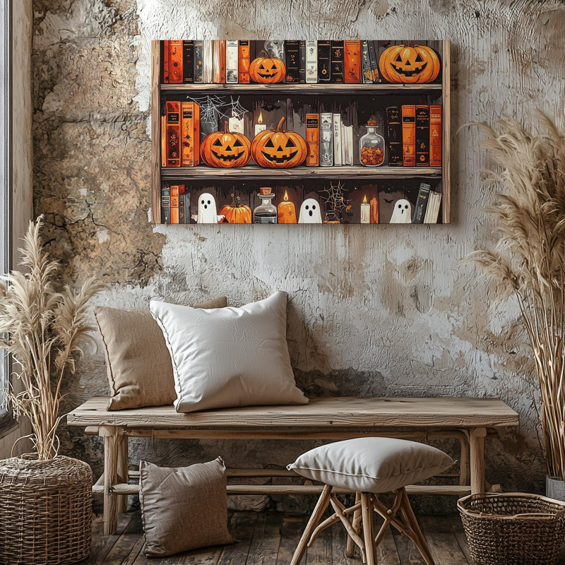 Toile Haunted, H 9 po x l 12 po