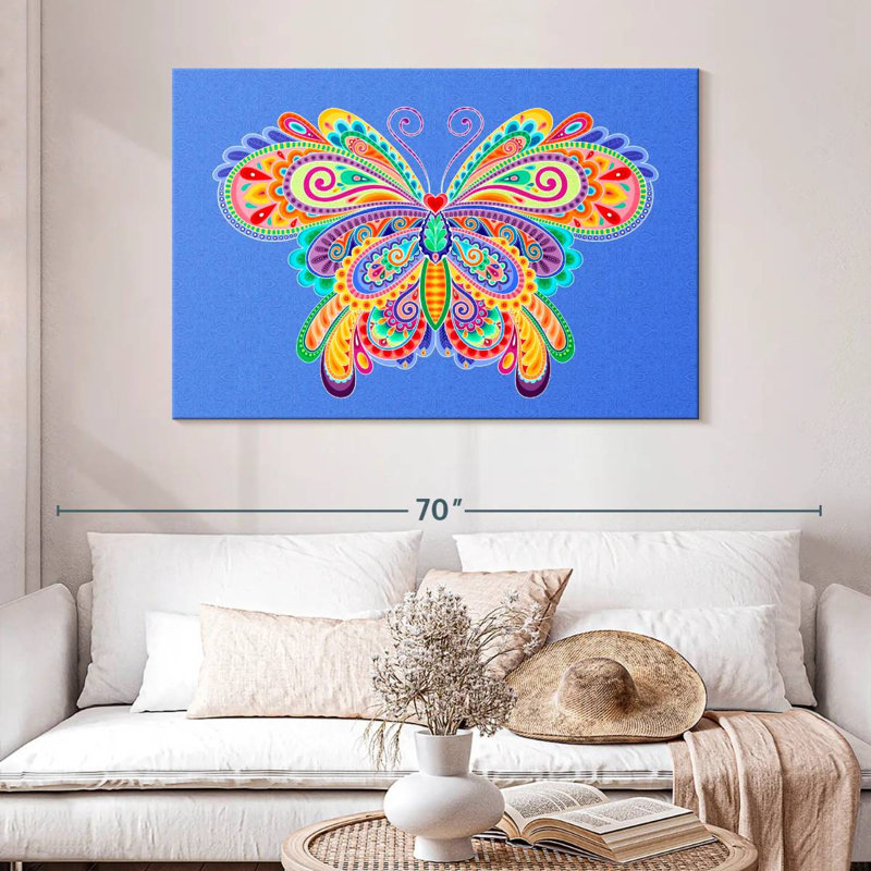 Papillon Brampt, H 32 po x l 48 po