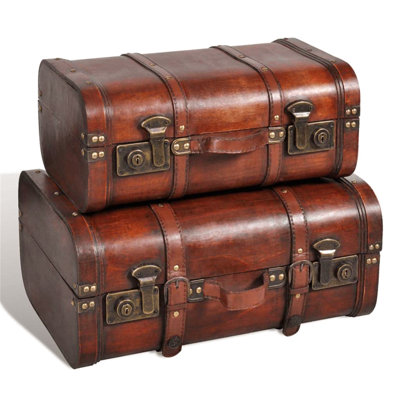 Stanford 2 Piece Vintage Trunk Set