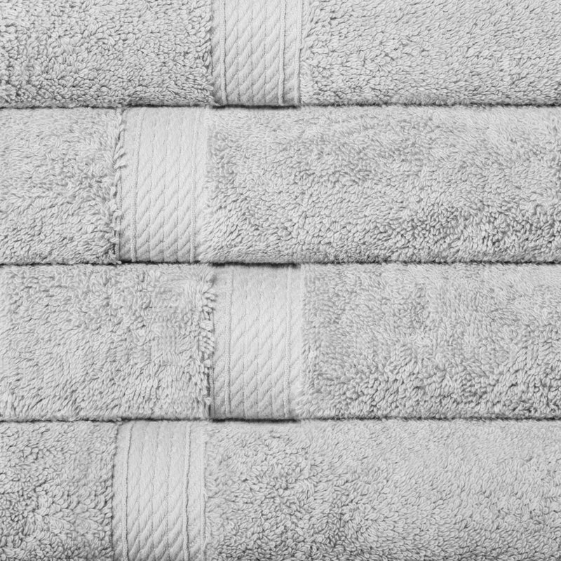 Coton luxueux et hautement absorbant Renata, Argent argent