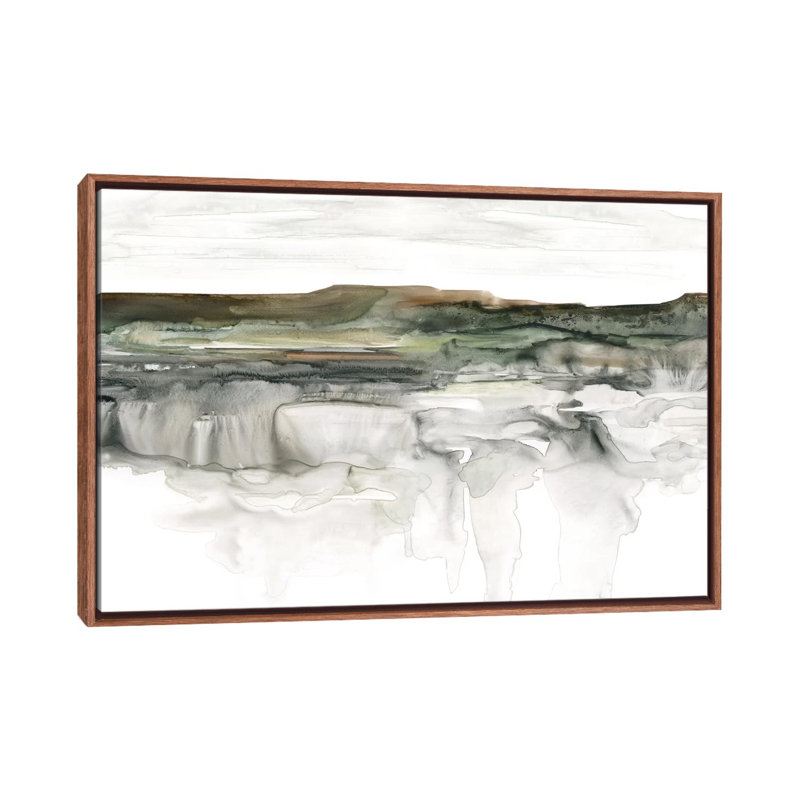 Impression de rivière Flow par Carol Robinson, Pas de tapis, H 18 po x l 26 po x P 1,5 po