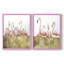 Flamingo Flock I-Premium Framed Print -Ready to Hang - No Nails Required - No Nails Required-111416503-111416490