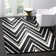 Sanyla Hand Tufted Wool Chevron Rug