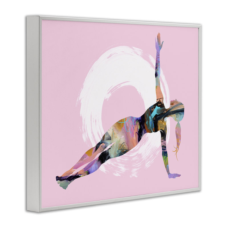 Art abstrait de giclée par Tim Parker, Estampe numérique encadrée blanc bord de mer, H 16 po x l 20 po