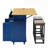 Farmhouse Kitchen Island With Drop Leaf And 2 Seatings, Storage Cabinet, Drawers, Door Shelves, And Power Outlet-1802677099