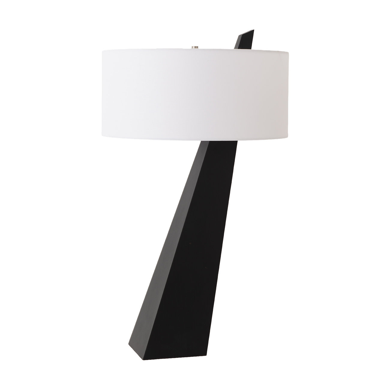 Obelisk Desk Lamp, Black Oak