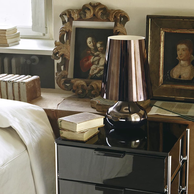 Cindy LED Table Lamp, Platinum
