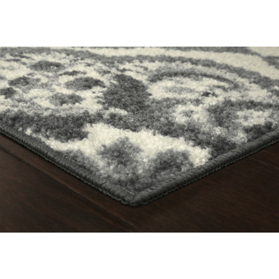Tapis gris / crème / noir Hertel