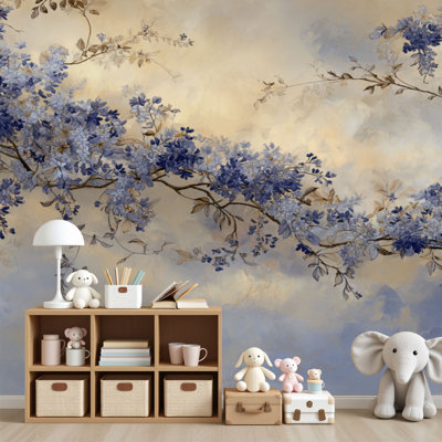 Papier peint auto-adhésif en porcelaine blanche blanche H 69 "x l 96" Peel and Stick