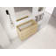 Meuble-lavabo autoportant de 42 pouces avec 2 portes d'armoire à fermeture en douceur, grand espace de rangement pour salles de bain modernes