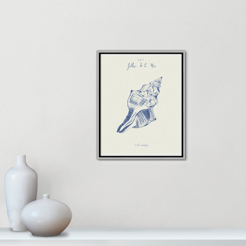 «Filles de la mer II» par Mora, H 21,5 po x l 17,5 po, Flottant argenté