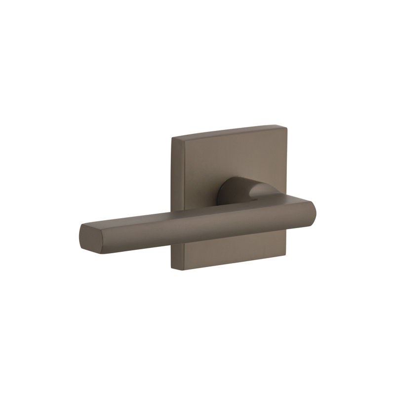 Rosace simple Viaggio Quadrato avec levier Milano, Gris titane, Gauche, Circolo Rosette