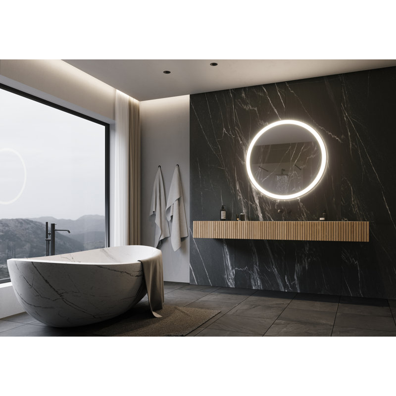Miroir de salle de bain mural lumineux