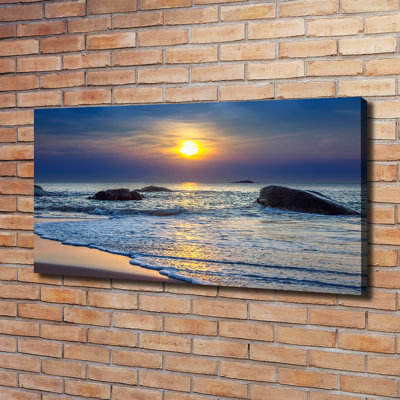 Sunset Sea - Wrapped Canvas Print