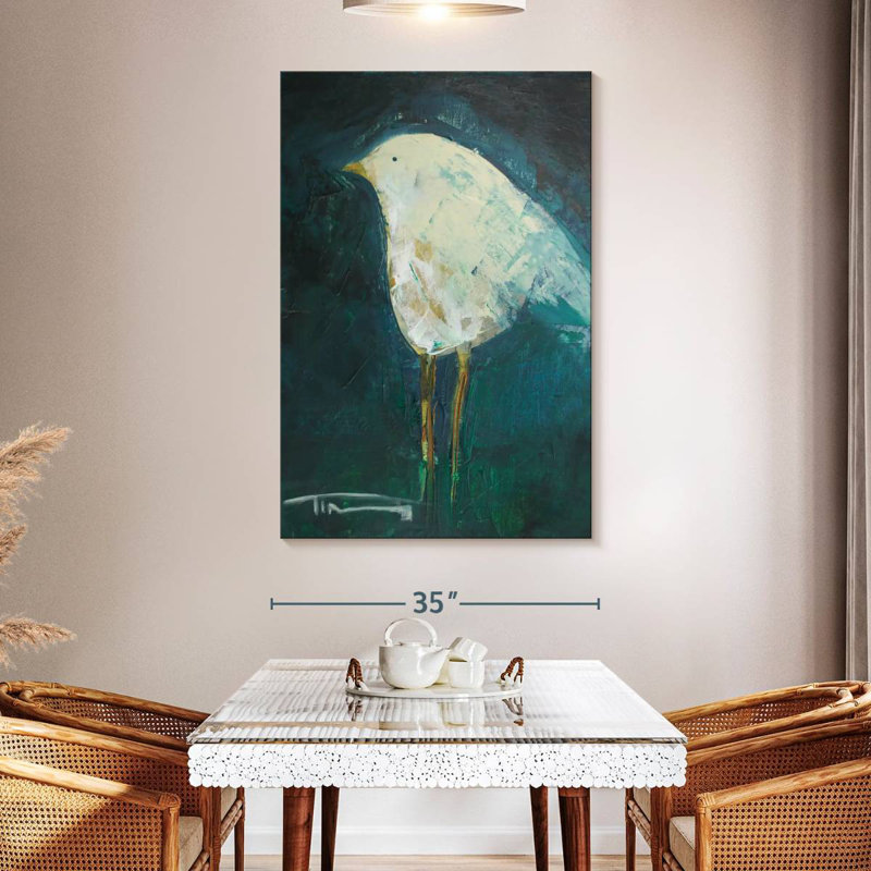 Brampt Waiting Bird, 51" H x 34" W