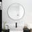 24"  Large Round Black Circular Mirror