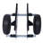 600Lb Panel Dolly , 10In. Pneumatic Wheels