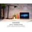 Lampe de bureau noire 17,32 po