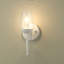 Applique murale blanche à 1 lumière à intensité variable Ariele