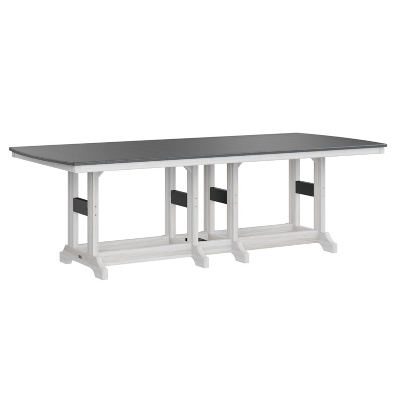 Garden Classic Outdoor Bar Table, Black, Seashell