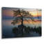  «Dusk on Currituck Sound Oil Paint» par Rick Berk, art mural en verre acrylique,-1521861051