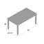 Table basse 4 pieds Hilbert