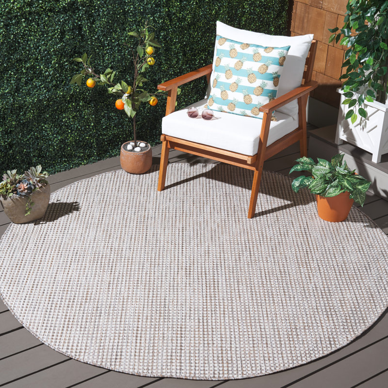 Tapis d'intérieur / extérieur Beccles Performance, Rond 6 pi 7 po