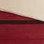 Ensemble d'édredon en suède 7 pièces 7 pièces rouge-126520931-126520934