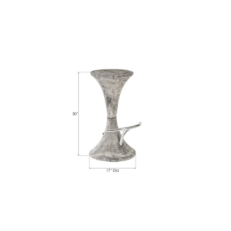Tabouret de bar 30 po Marley, Gris